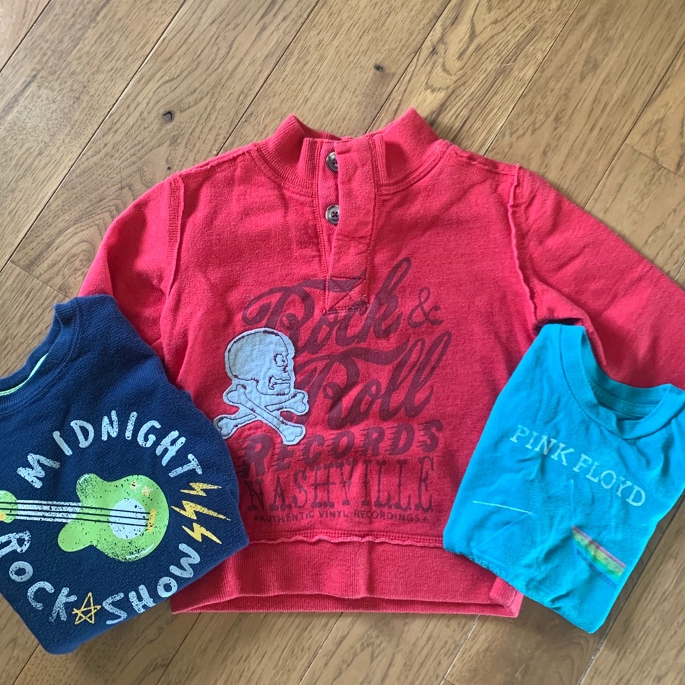 🎸 ROCK AND ROLL Clothes Bundle Kids Baby Toddler